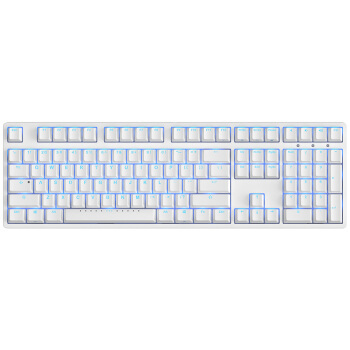 ikbc F108 机械键盘 108键 单光 cherry轴 背光键盘 白色 红轴