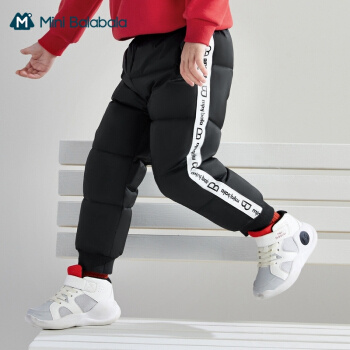 Mini Balabala 迷你巴拉巴拉 儿童加绒加厚保暖羽绒裤