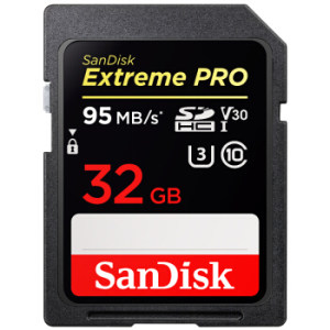 SanDisk 闪迪 Extreme PRO 至尊超极速 32GB SDHC 存储卡 *2件