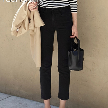 RUOHER 若荷 873212 女士小脚长裤