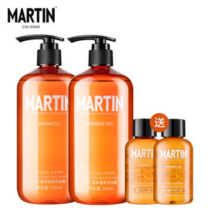 Martin 马丁 洁净洗沐套装（洗发水500ml+沐浴露500ml+赠 洗发水50ml+沐浴露50ml） +凑单品