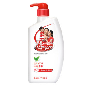 京东PLUS会员： Lifebuoy 卫宝 先进健肤沐浴露 十效多护 720ml *2件 +凑单品