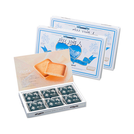 白色恋人 白巧克力夹心饼干 18枚*2盒