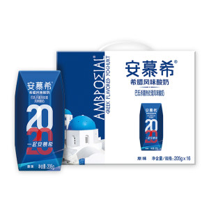 伊利 安慕希 原味希腊酸奶 205g*16盒
