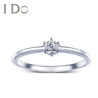 I Do Destiny系列 18K金钻戒 3分