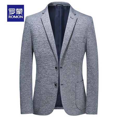 聚划算百亿补贴：罗蒙 6F032106 男士休闲抗皱西服