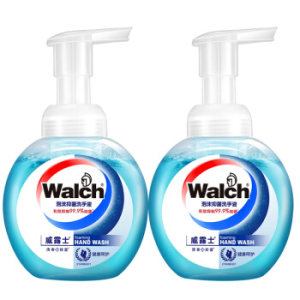 Walch 威露士 泡沫抑菌 洗手液 225ml 2瓶装 *2件