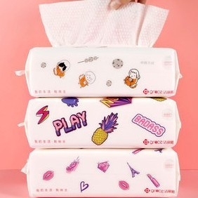 聚划算百亿补贴：Grace 洁丽雅 一次性抽取式洗脸巾 60抽*3包