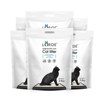 Lorde 环保型豆腐猫砂 6L *3件