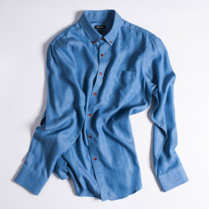 拉夫劳伦制造商 本米 日本天丝面料衬衣 爽滑手感