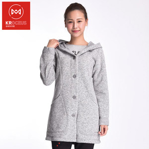 地球科学家 Polartec Thermal Pro 中长款 女高保暖厚抓绒衣 169元新低价 直降70元