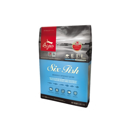 orijen 渴望 六种鱼幼猫成猫无谷全猫粮 5.4kg