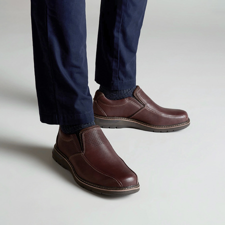 再降价：clarks 261369997 Un Ramble Step 男士休闲皮鞋