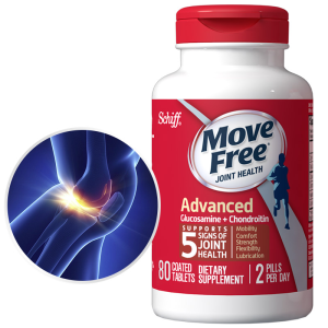 美国产 维骨力MoveFree 红盒软骨素 80粒 关节疼首选