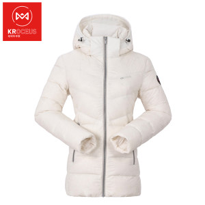 地球科学家 90%拒水鹅绒 女防泼水中厚羽绒服 299元包邮