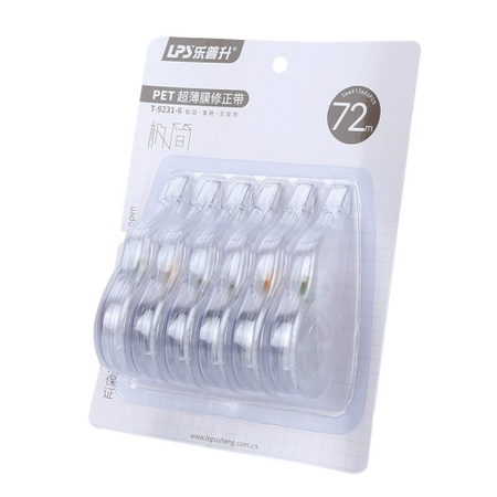 LPS 乐普升 T-9231-6 PET超薄修正带 72米