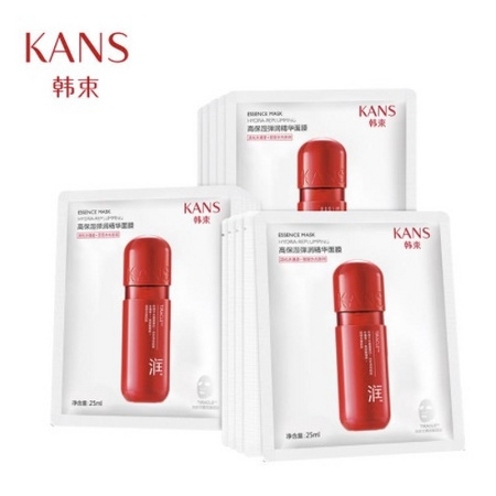 Kans 韩束 高保湿弹润精华面膜 5片 *3件