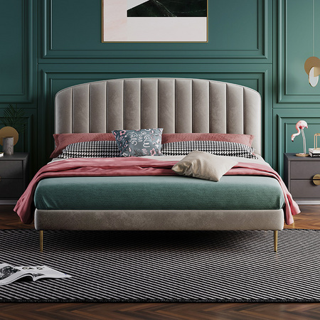 CHEERS 芝华仕 C057 现代轻奢风布艺床 1.5/1.8m