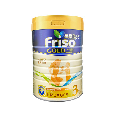 历史低价：Friso 美素佳儿 港版金装 幼儿成长配方奶粉 3段 900克 *3件