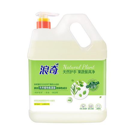 88VIP：浪奇 天然护手洗洁精 3.5kg/瓶 *5件
