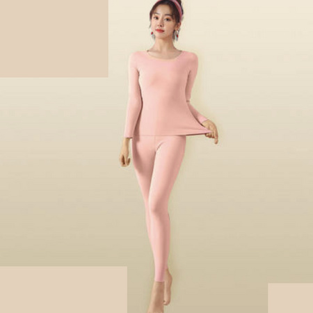 秋杪 001 女款保暖内衣套装 锁温指数1星