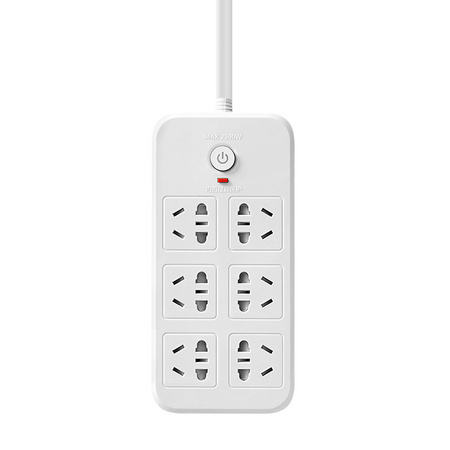 西匠 D6 六位插排 总控无USB 全长0.8m