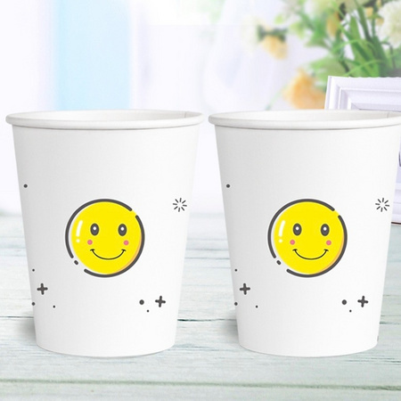 心若有情 笑脸一次性纸杯 210ml
