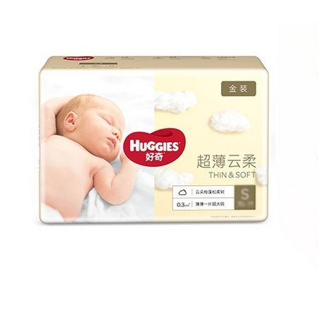 HUGGIES 好奇 金装超薄透气纸尿裤 M162 *3件