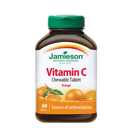88VIP：jamieson 健美生 维生素C咀嚼片甜橙味 1214mg*60片 *2件