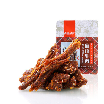 liangpinpuzi 良品铺子 麻辣牛肉 108g *5件