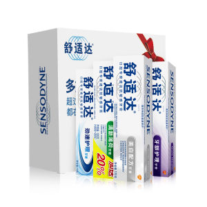 天猫超市 舒适达 抗敏感牙膏套装 多重呵护 100g*3支装