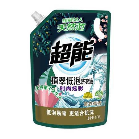超能 植翠低泡洗衣液 1kg