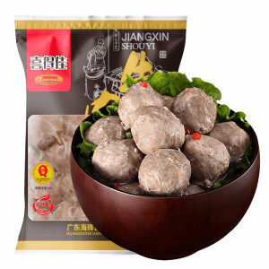香港Q唛认证 喜得佳 正宗潮汕 手打实心牛肉/牛筋丸 250g*4袋 39.8元火拼价