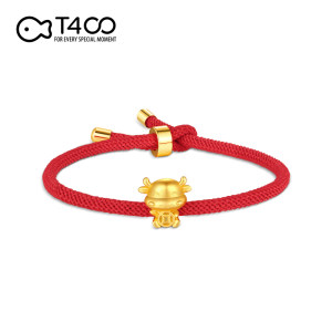 12点截止 T400 本命年福牛红绳手链 14.5元包邮