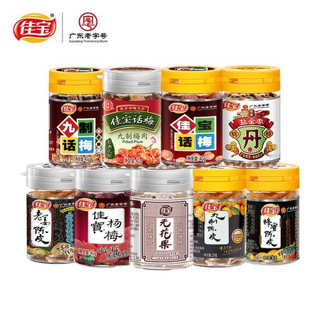 佳宝 儿时怀旧零食组合 21g*9瓶
