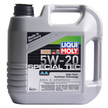 LIQUI MOLY 力魔 特技AA机油 5W-20 SN 全合成机油 4L