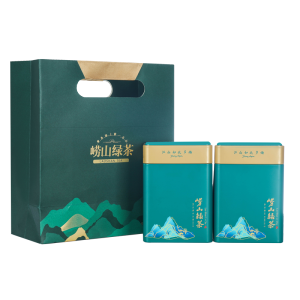 青岛崂山 雨前一级 云雾绿茶 125g*2罐 豆香浓郁
