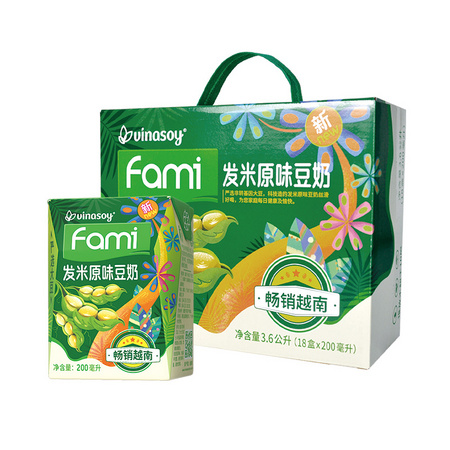 88VIP：Fami 发米 原味豆奶 200ml*18盒 + 永和 低糖豆浆 250ml*18盒
