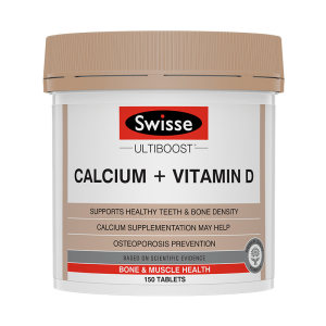 swisse 钙+VD 柠檬酸钙片 150粒/瓶 预防疏松