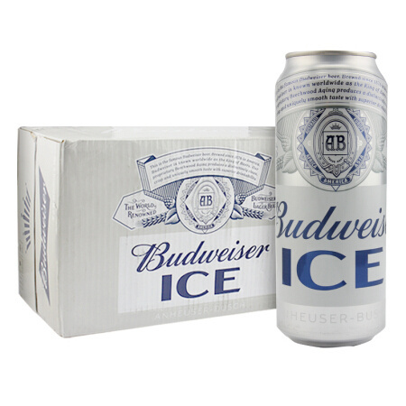 88VIP：Budweiser 百威冰啤 500ml*18听 *2件