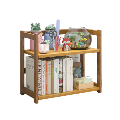 艾芮特 木制桌面收纳书架 50*48*26cm