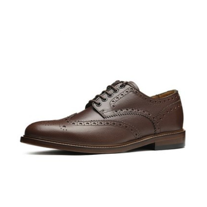 Clarks 261437737 男士雕花德比鞋