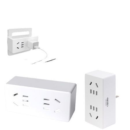 Deli 得力 33662 插座转换器 一转二插位