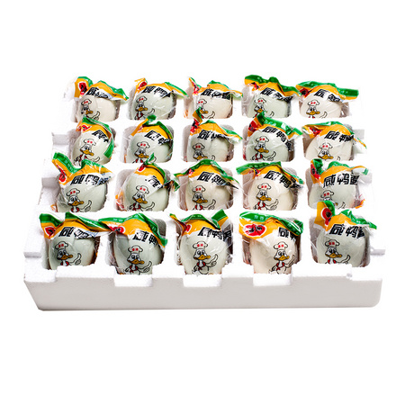 睿湖 清淡口味高邮咸鸭蛋 75g*20枚