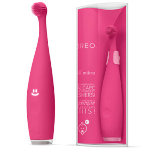 限地区： FOREO 斐珞尔 ISSA逸萨系列 ISSA mikro 儿童电动牙刷 樱桃红
