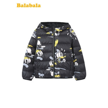 Balabala 巴拉巴拉 儿童轻薄羽绒服 米奇IP款