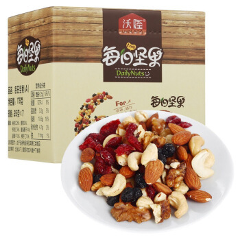 88VIP：WOLONG 沃隆 每日混合坚果 175g*2盒 *2件