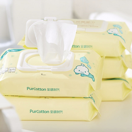 聚划算百亿补贴：Purcotton 全棉时代 婴幼儿湿纸巾 80抽*3包