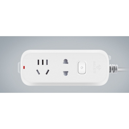 BULL 公牛 A140 四位两孔插座 1.8m