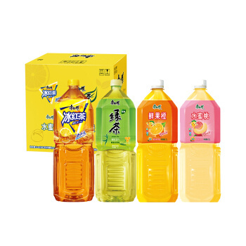Tingyi 康师傅 柠檬茶饮品果汁饮料 2L*6瓶 *2件